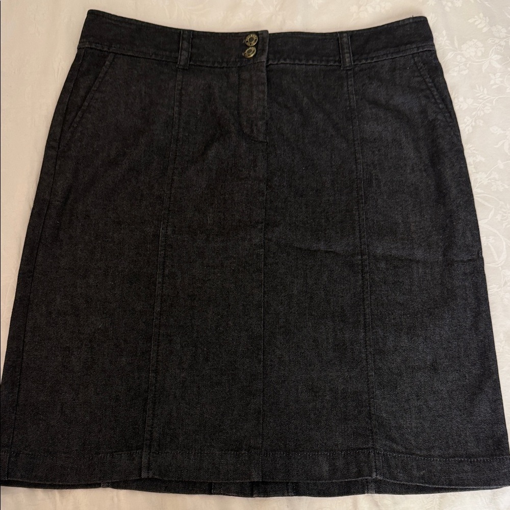 Talbots Charcoal Mini Skirt‎